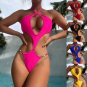 Halter One Piece Swimsuit Hollow Out Monokini Woman Wholesale Beachwear PQ1660
