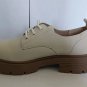 Women Handicapped Chunky Heel Shoes Platform Shoes Disabled Individuals Split Leather Loafers
