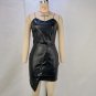 PU Off Shoulder Night Club Wear Sexy Dress Women Faux Leather Mini Dresses
