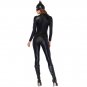 PU Cat Woman Jumpsuit Sexy Catwoman COstume Clubwear Faux Leather Catsuit PQ18729