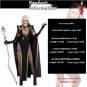 Maleficent Costume Devil Witch Outfit Role Playing CosplayUniform
