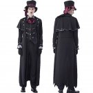 Men Vampire costume For Male Anime cosplay Uniform Halloween Dark Knight Fancy Dress