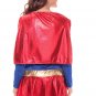 Superman superhero uniform Halloween game Outfit Supergirl cosplay costume