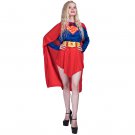 Superman Superhero Dress Halloween game Outfit Supergirl cosplay costume