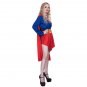 Superman Superhero Dress Halloween game Outfit Supergirl cosplay costume
