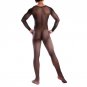 Men's One-Piece Sheer Mesh Jumpsuit Full Bodysuit Catsuit Sissy Bodystocking Lingerie