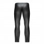 Gay Steampunk Mesh Trousers Fetish PU Pants For Men Faux Leather Club Wear