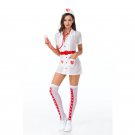 Woman Carnival Nurse Fancy Dress Halloween Cosplay Costume COS Outfit