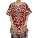 Unisex African T-shirt Ethnic Casual Wear Dashiki Printed Tops PQ2022