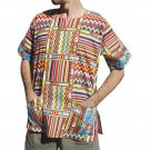 Ethnic Casual T-shirt Man African Wear Africa Dashiki Printed Tops