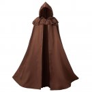 Unisex Medieval Wizard Cloak Adult Halloween Costume Carnival Knight Cloak