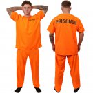 Prisoner Role Playing Game Costume Halloween Convict Uniform PQ-GH-11