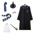 Child British novels movies magic robe Kid Wizard cosplay costume Halloween performance Uniform