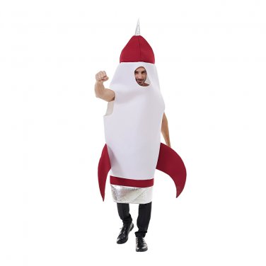Rocket Jumpsuit Adult Space Suit Cosplay Overalls Halloween Costume PQ24551
