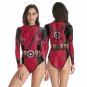 Super Hero Bodysuit For Woman Comic Movie Deadpool Jumpsuit 3 Digital Print Cosplay costume