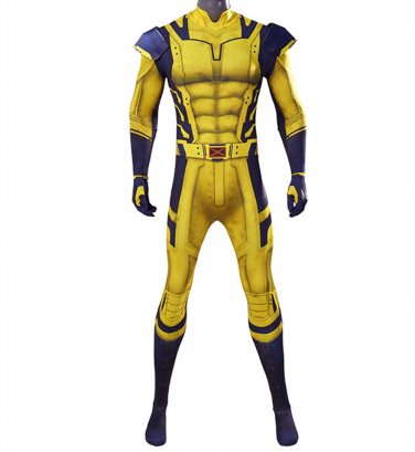 Wolverine Cosplay Costume Halloween Wolf Uncle Jumpsuit Superhero Uniform PQ0052