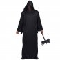 Halloween Black Robed Warrior Costume Carnival Ghost Jumpsuit Cosplay Uniform