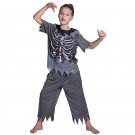 Halloween Prisoner Costume For Child Carnival Pirate Jumpsuit Buffoon Cosplay Uniform