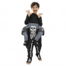 Teen Halloween Skeleton Costume For Kid Ghost Jumpsuit Child Carnival Cosplay Uniform