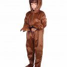 Halloween Baby Cute Brown bear Costume for Kid Carnival Animal Jumpsuit Cos Uniform