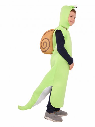 Halloween Snail Costume for Kid Carnival Cute Animal Jumpsuit Reptile Cos Uniform