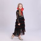 Child Witch Fancy Dress Girls Halloween Party Costume Kid Vampire Costume