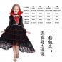 Child Witch Fancy Dress Girls Halloween Party Costume Kid Vampire Costume