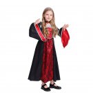 Child Witch Fancy Dress Girls Halloween Party Uniform Kid Vampire Costume