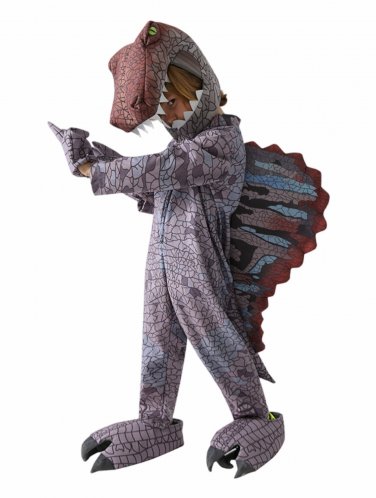 Kid Spinosaurus Costume Halloween Dinosaur Outfit Child Carnival Animal Jumpsuit