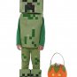 Teen Halloween Creeper Costume Carnival Cosplay Outfits Sandplay Game Jumpsuit for Kid