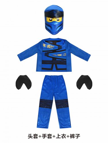 Kid Carnival Phantom Ninja Costume for Teen Halloween Outfits Cosplay Uniform