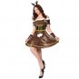 Christmas Moose Costume Women Elk Uniform Sexy Xmas Reindeer Fancy Dresses PQ796