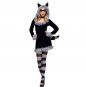Halloween Raccoon Costume Procyon lotor Cosplay Outfit Plush Animal Fancy Dress COS Rat Uniform