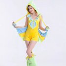 Faux Fur Parrot Costume Carnival Bird Uniform Cos Plush Animal Outfit PQ1645