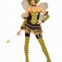 Halloween Bee Fancy Dress Carnival Cosplay Outfit Sexy Honeybee Costume With Wing PQ32