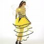 Halloween Bee Costume Carnival Cosplay Outfit Sexy Honeybee Fancy Dress With Wing PQ244244
