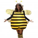 Sexy Honeybee Costume Halloween Bee Fancy Dress Carnival Cosplay Outfit PQ32A