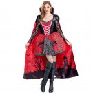 Carnival Devil Queen Fancy Dress Woman Halloween Evil Vampire Costume PQ40524