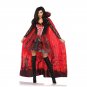 Woman Halloween Evil Vampire Costume Carnival Devil Queen Fancy Dress