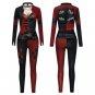 Harley Quinn Digital Printed Bodysuit Halloween America Movie Costume Anime Movie Playsuit