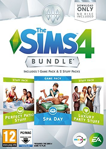 The Sims 4 DLC Bundle Pack 1 Spa Day/Luxury Party/Perfect Patio PC Game Download Origin Key Global