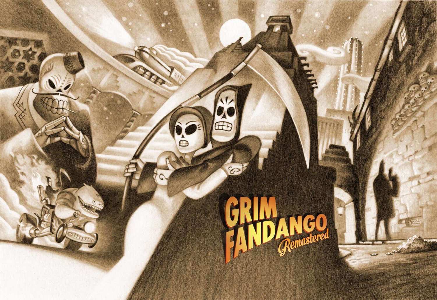 Grim Fandango Remastered Windows PC Game Download Steam CD-Key Global