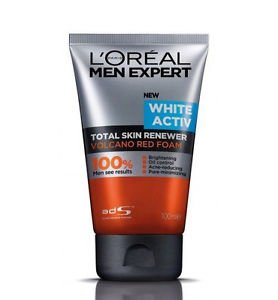 L'oreal Men Expert Total Skin Renewer Volcano Red Foam White Activ 100ml  #s02
