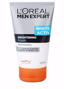 L'Or&Atilde;&copy;al Paris Men Expert White Activ Brightening Cleansing Foam 100ml  #s01