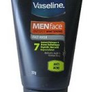Vaseline Men Face Anti Acne Whitening Spot Removal Face Wash 50g