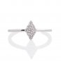 Silver Dew 925 Sterling Silver Cute Little Kite Shape Cluster Adjustable Toe Ring for Girls