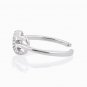 Silver Dew 925 Sterling Silver Diamond Infinity Adjustable Toe Ring For Women
