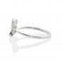 Silver Dew 925 Sterling Silver Classic bypass Halo Marquise Shape Toe Ring for Women
