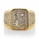 925 Sterling Silver Fashion Men's Ring In Simulated Diamond From Silver Dew