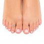 Silver Dew Two Stone Open Bypass 925 Sterling Silver Adjustable Toe Ring For Ladies. Special Gifts!!